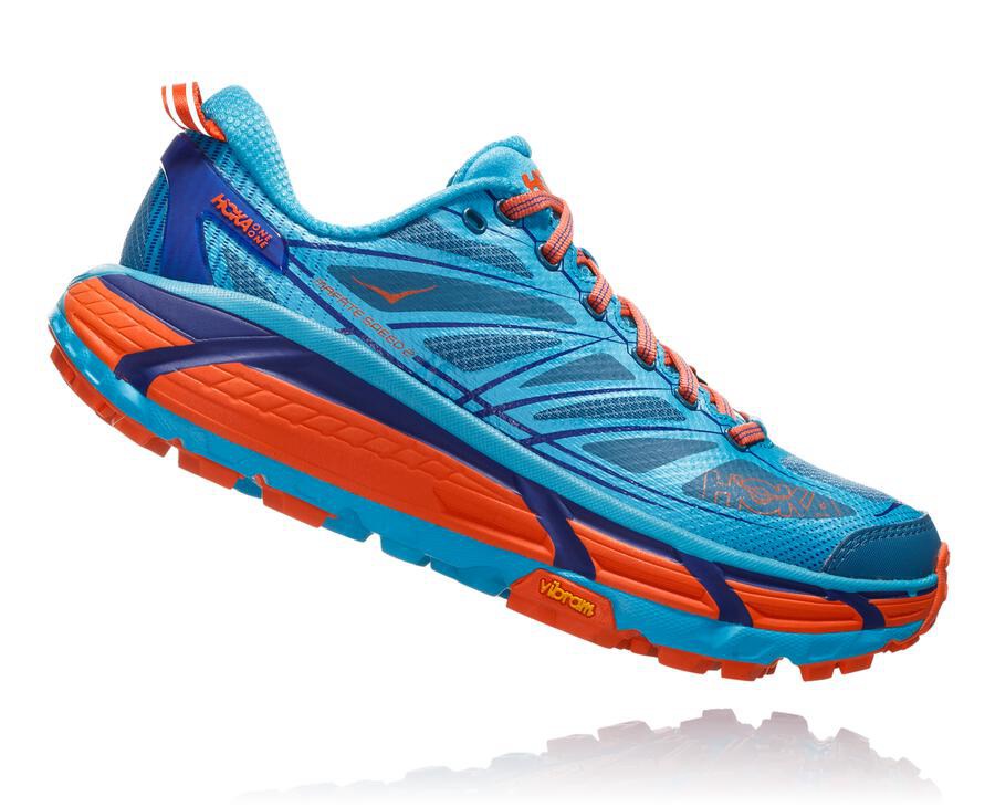 Hoka One One Trainers Womens Blue - Mafate Speed 2 - 41703KECW